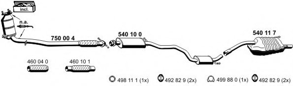 ERNST 110000 Exhaust System